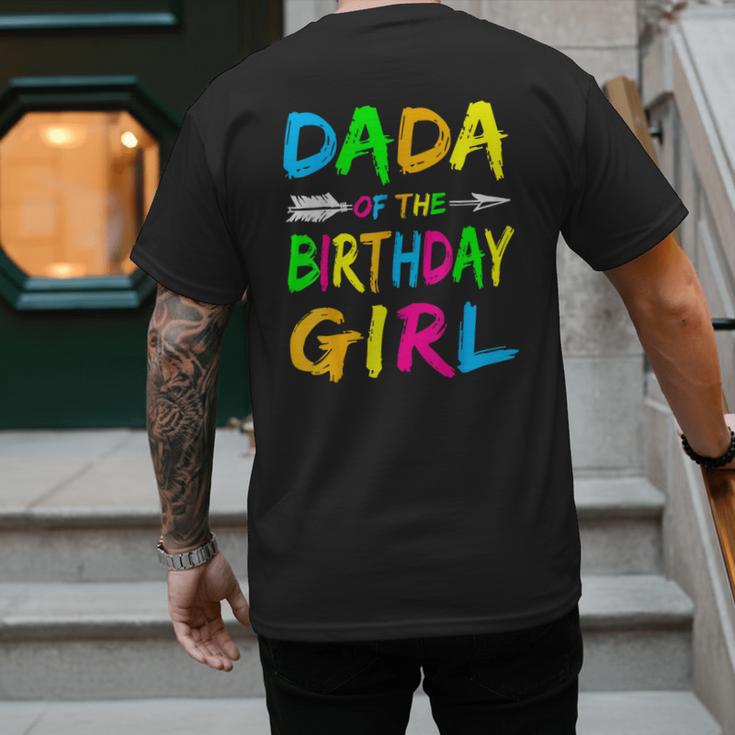 Dada Of The Birthday Girl Retro 80's Party Shirt Men's Back Print T-Shirt