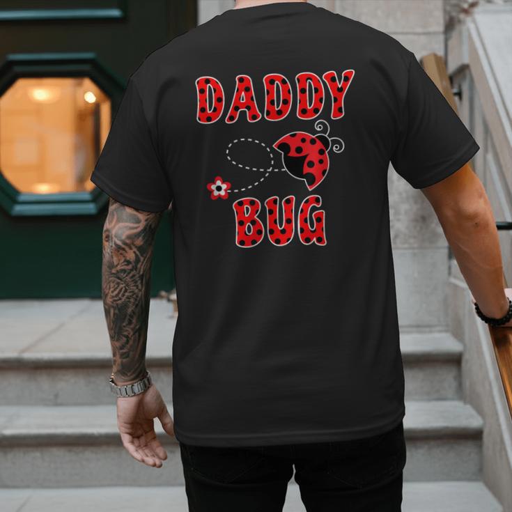 Daddy Bug Ladybug Dad Men's Back Print T-Shirt Daddy Bug Ladybug Dad Men's Back Print T-Shirt