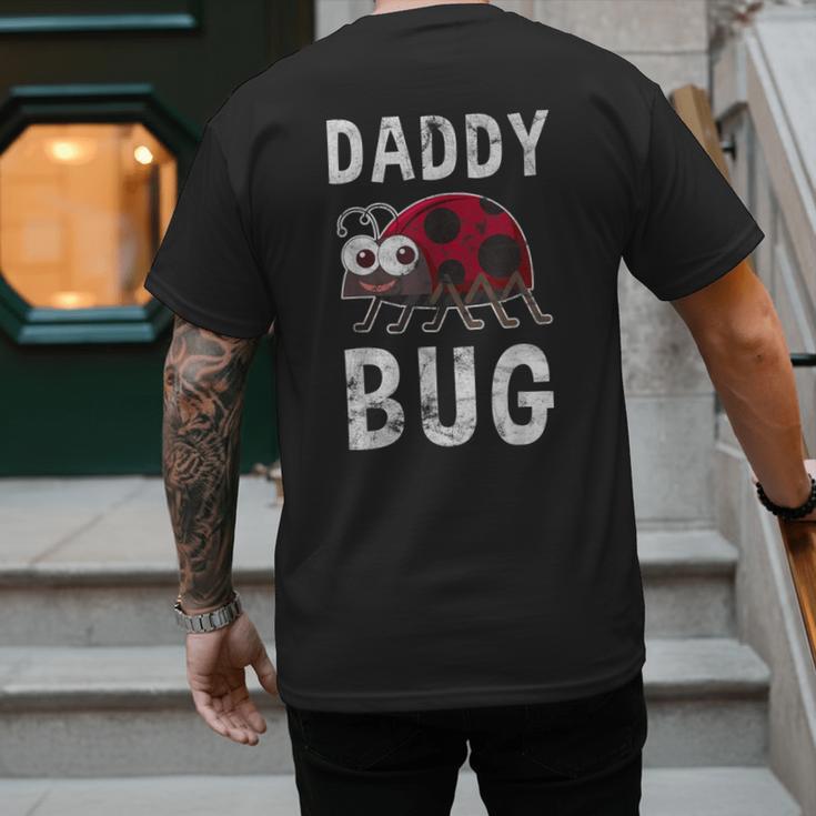Daddy Bug Ladybug Lover Cute Dad Small Men's Back Print T-Shirt