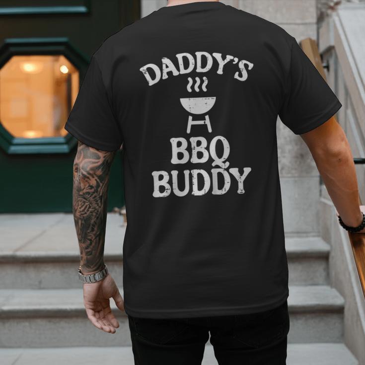 Daddys BBQ Buddy Cute Barbecue Family Match Boys Girls Kids Men's Back Print T-Shirt