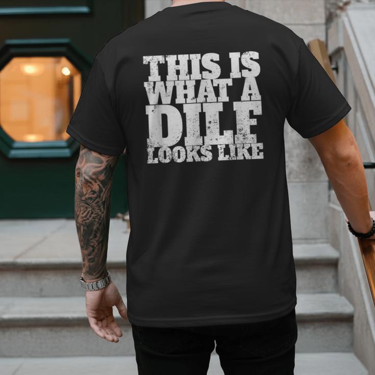 This Is What A DILF Looks Like Hot Dad DILF Men's Back Print T-Shirt This Is What A DILF Looks Like Hot Dad DILF Men's Back Print T-Shirt