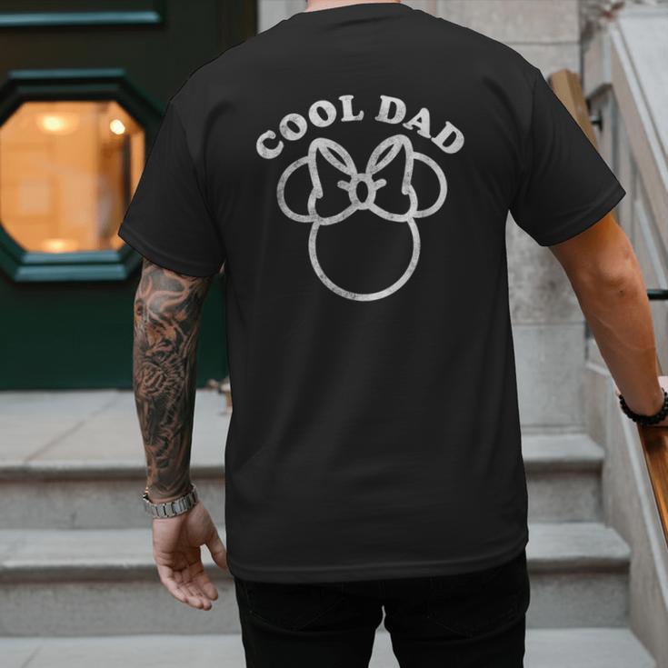 Disney Minnie Mouse Father's Day Girl Cool Dad Distressed Men's Back Print T-Shirt Disney Minnie Mouse Father's Day Girl Cool Dad Distressed Men's Back Print T-Shirt