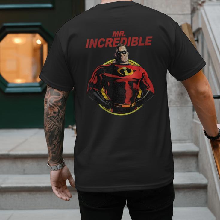 Disney Pixar The Incredibles 2 Mr Incredible Vintage Dad Men's Back Print T-Shirt