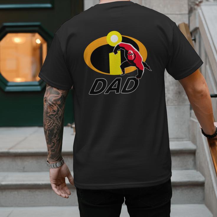 Disney And Pixar's The Incredibles Mr Incredible Dad Family Men's Back Print T-Shirt