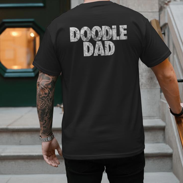 Doodle Dad Shirt Goldendoodle Dad Men's Back Print T-Shirt