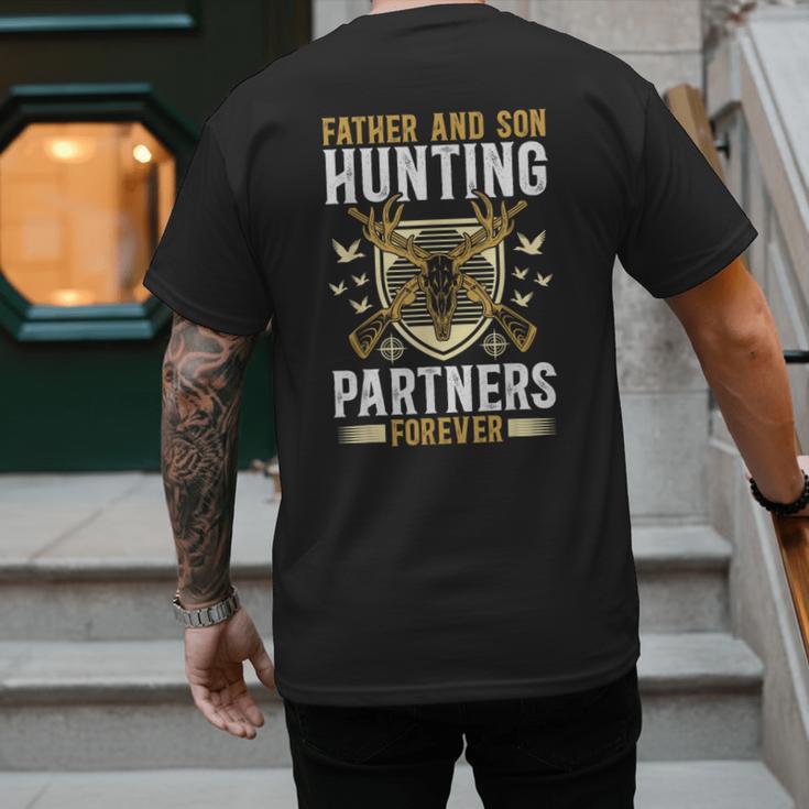 Father And Son Hunting Partners Dad And Son Hunting Buddies Men's Back Print T-Shirt Father And Son Hunting Partners Dad And Son Hunting Buddies Men's Back Print T-Shirt