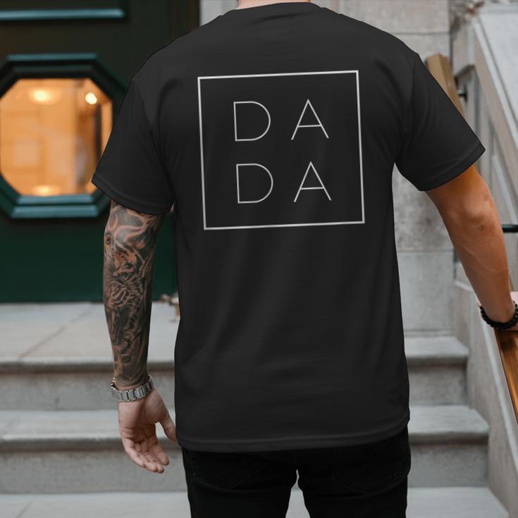 Father's Day For New Dad Him Papa Grandpa Dada Men's Back Print T-Shirt