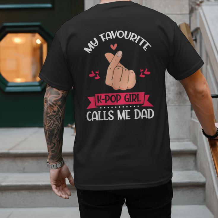 My Favorite K-Pop Girl Calls Me Dad K-Pop Girl Men's Back Print T-Shirt My Favorite K-Pop Girl Calls Me Dad K-Pop Girl Men's Back Print T-Shirt