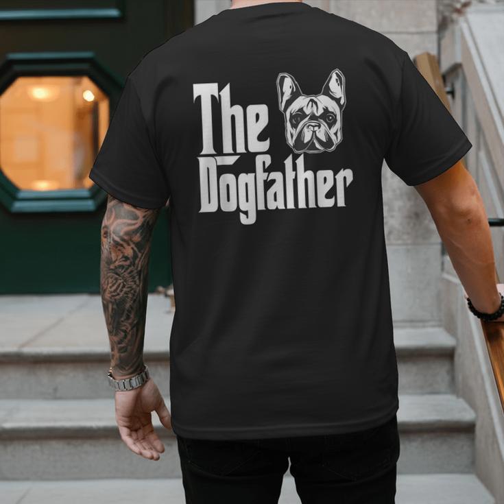 French Bulldog Dog Dad Dogfather Dogs Daddy Father Men's Back Print T-Shirt