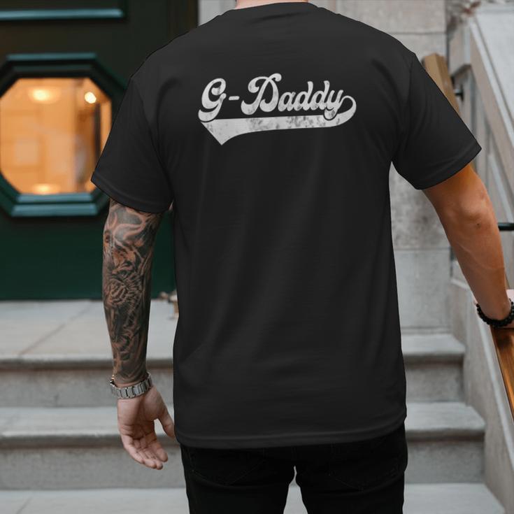 G-Daddy Vintage Retro Father's Day For Papa Grandpa Men's Back Print T-Shirt