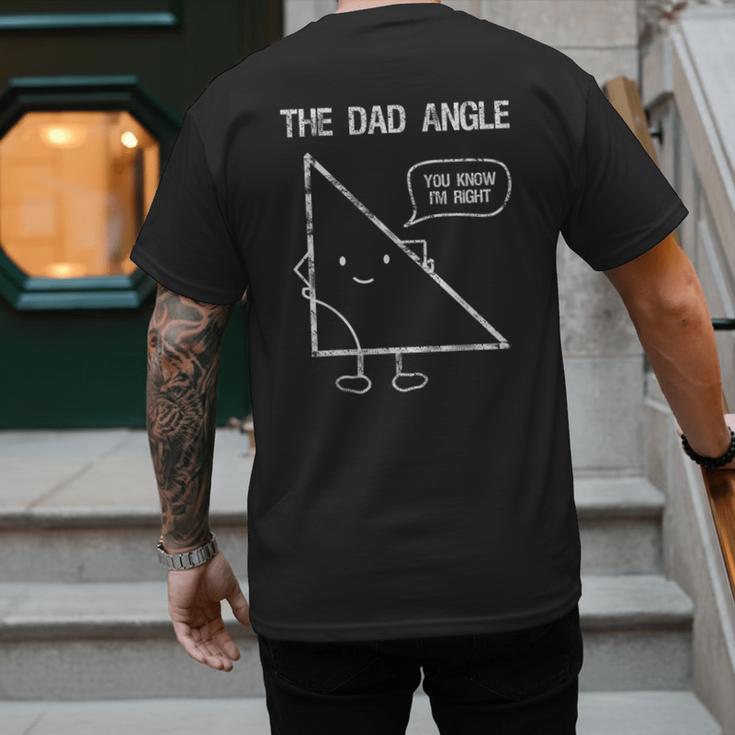 Geometry Shirts For Dads Who Love Math Father's Day Men's Back Print T-Shirt