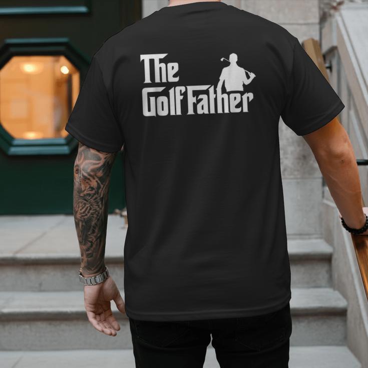 Golffather Father Dad Golfer Golfing Golf Club Putter Men's Back Print T-Shirt Golffather Father Dad Golfer Golfing Golf Club Putter Men's Back Print T-Shirt