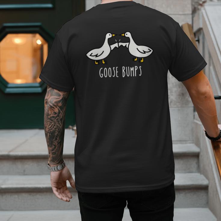 Goose Bumps Humorous Pun For Dad Joke Lover Men's Back Print T-Shirt