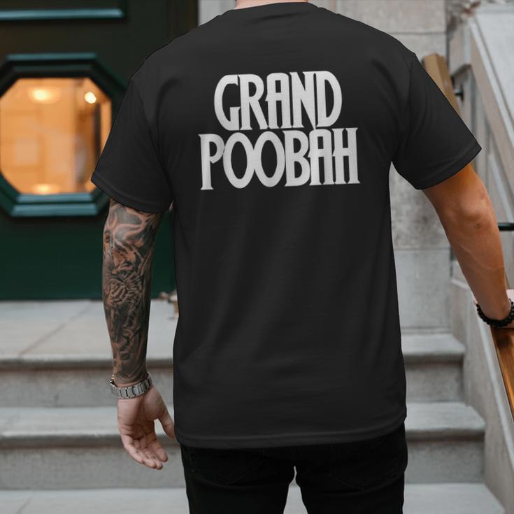 Grand Poobah Shirt For Fathers Day Dad T-Shirt Men's Back Print T-Shirt