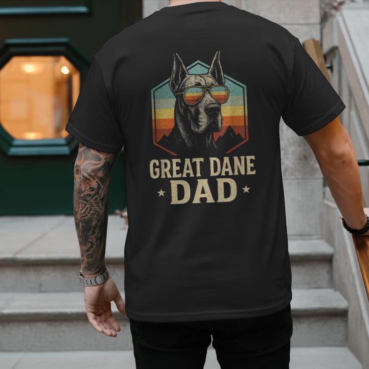 Great Dane Dad Vintage Men's Back Print T-Shirt