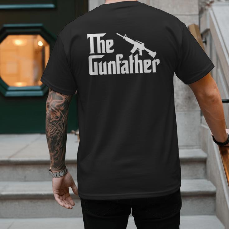 The Gun Father Gun Owner Shirts For Dad T-Shirt Men's Back Print T-Shirt