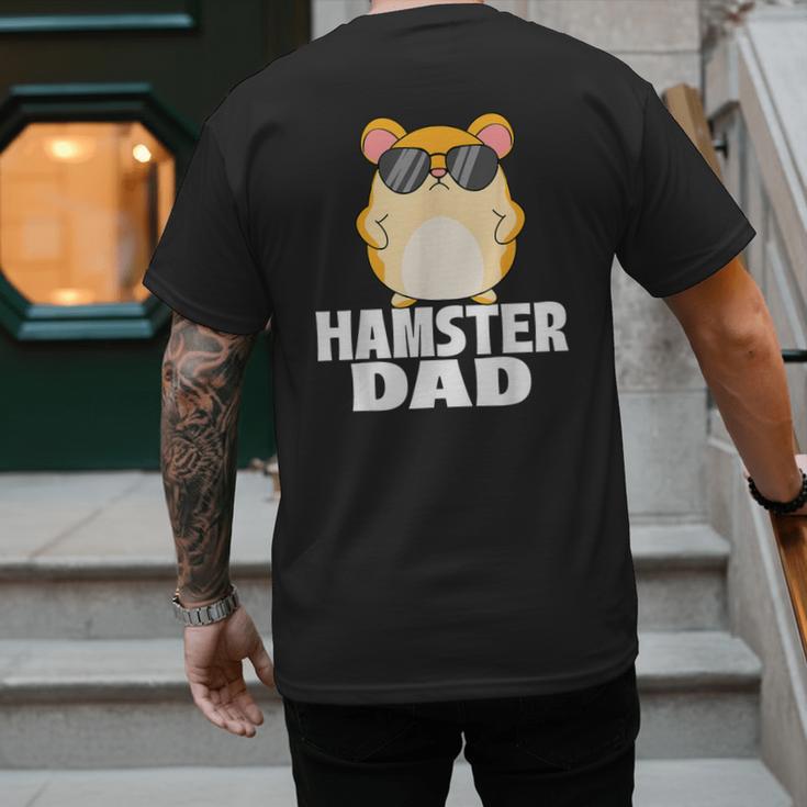Hamster Dad Father's Day Animal Whisperer Rodent Lover Men's Back Print T-Shirt