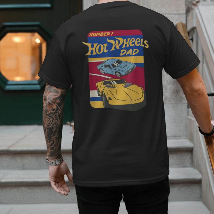 Hot Wheels Father's Day Number 1 Dad Men's Back Print T-Shirt