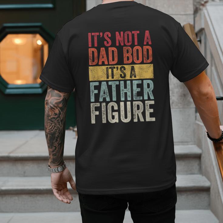 It's Not A Dad Bod It's A Father Figure Retro VintageShort Sleeve Men's Back Print T-Shirt It's Not A Dad Bod It's A Father Figure Retro VintageShort Sleeve Men's Back Print T-Shirt