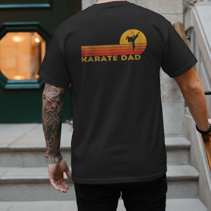 Karate Dad Martial Arts Retro Men's Back Print T-Shirt