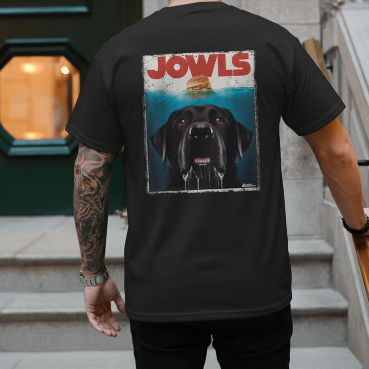 Lab Jowls Tee Labrador Retriever Mom Top Dad Men's Back Print T-Shirt Lab Jowls Tee Labrador Retriever Mom Top Dad Men's Back Print T-Shirt