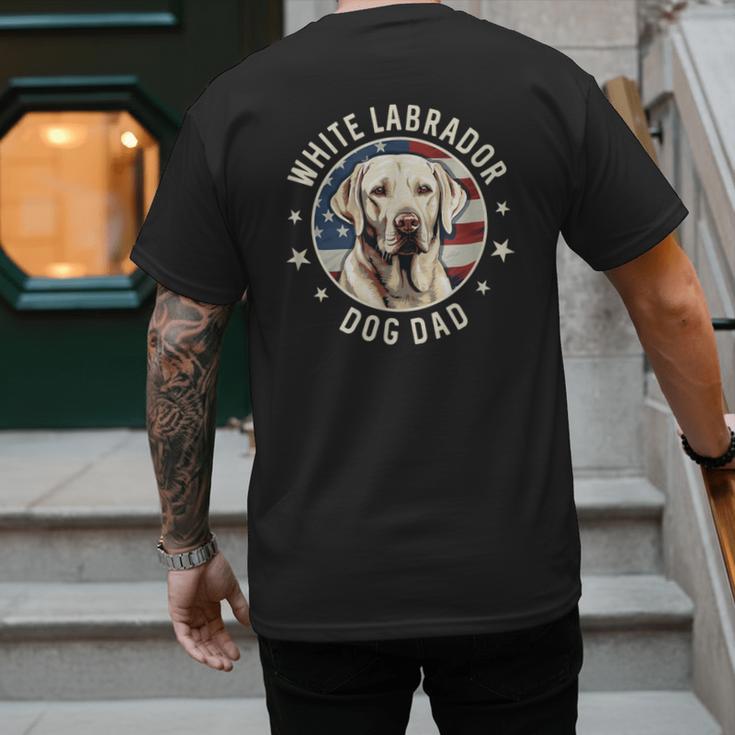 Labrador Retriever Dog Dad Men's Back Print T-Shirt