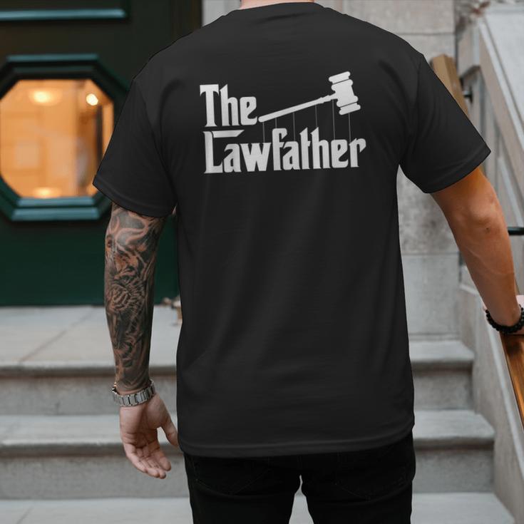 The Lawfather Father's Day Firm Lawyer Daddy Attorney Dad Men's Back Print T-Shirt The Lawfather Father's Day Firm Lawyer Daddy Attorney Dad Men's Back Print T-Shirt
