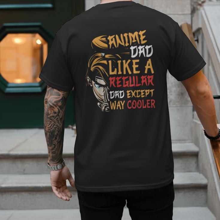 Men Anime Father's Day Anime Dad Except Way Cooler Men's Back Print T-Shirt Men Anime Father's Day Anime Dad Except Way Cooler Men's Back Print T-Shirt