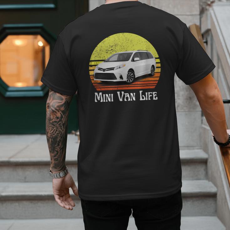Mini Van Life Soccer Mom Dad Parent For Parents Men's Back Print T-Shirt Mini Van Life Soccer Mom Dad Parent For Parents Men's Back Print T-Shirt