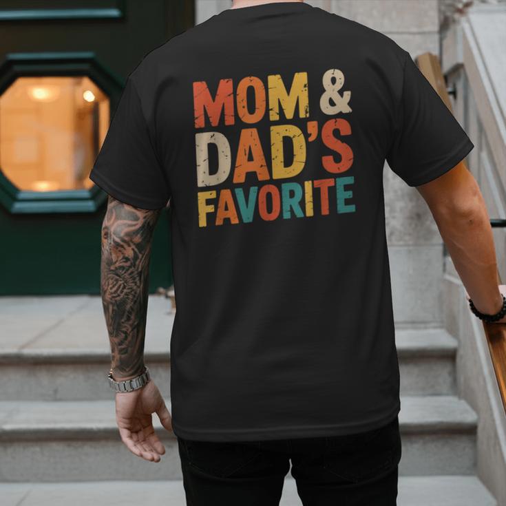 Mom & Dad's Favorite Men's Back Print T-Shirt Mom & Dad's Favorite Men's Back Print T-Shirt