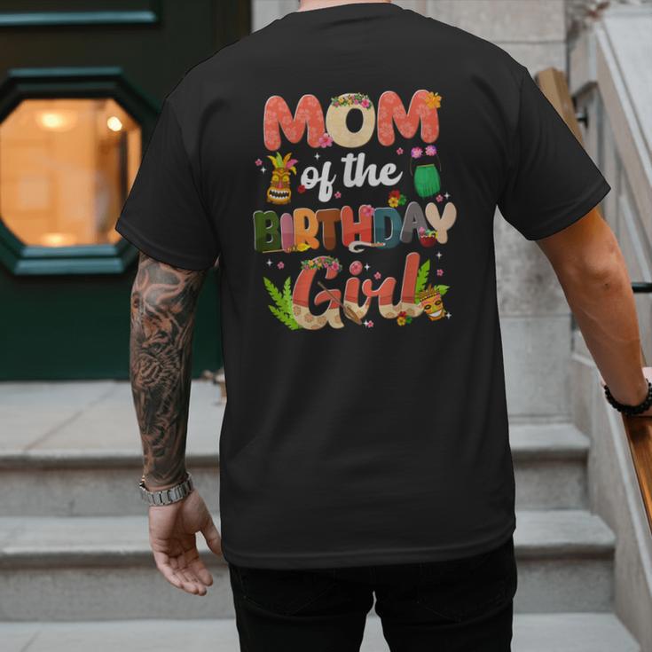 Mom And Dad Birthday Girl Matching Family Party Decorations Men's Back Print T-Shirt