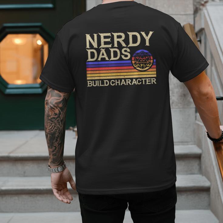 Nerdy Dad RPG Gaming D20 Tabletop Games RPG Gamer Men's Back Print T-Shirt Nerdy Dad RPG Gaming D20 Tabletop Games RPG Gamer Men's Back Print T-Shirt