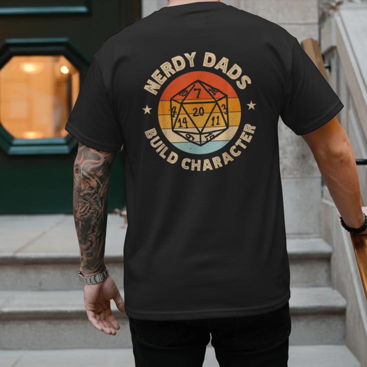 Nerdy Dads Build Character Men's Back Print T-Shirt Nerdy Dads Build Character Men's Back Print T-Shirt