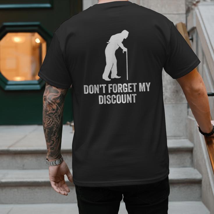 Old Man Gag Old Person Older People Men Dad Birthday Men's Back Print T-Shirt Old Man Gag Old Person Older People Men Dad Birthday Men's Back Print T-Shirt