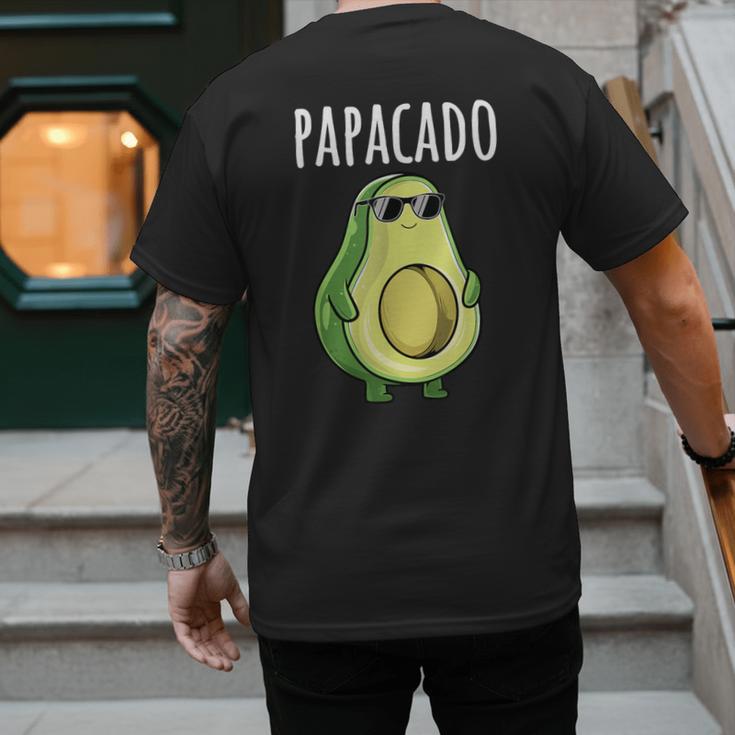Pregnancy Announcement Shirts Men Dad Papacado Men's Back Print T-Shirt