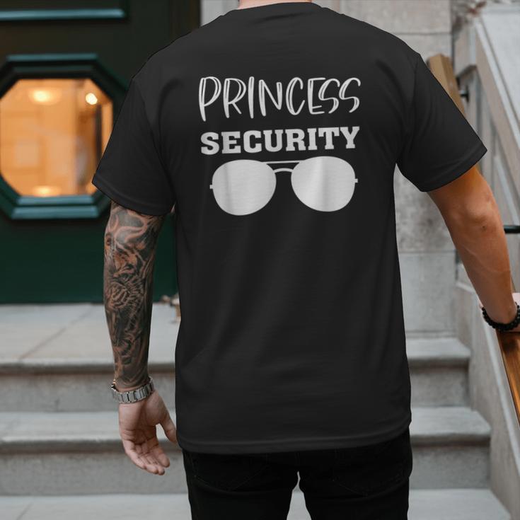 Princess Security Perfects For Dad Orr Boyfriend Small Men's Back Print T-Shirt Princess Security Perfects For Dad Orr Boyfriend Small Men's Back Print T-Shirt
