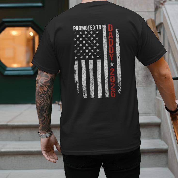 Promoted To Daddy 2026 Men's Back Print T-Shirt Promoted To Daddy 2026 Men's Back Print T-Shirt