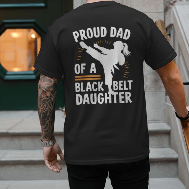 Proud Dad Of A Belt Daughter Men's Back Print T-Shirt Proud Dad Of A Belt Daughter Men's Back Print T-Shirt