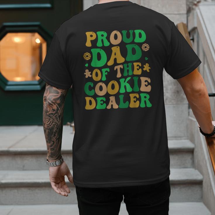 Proud Dad Of a Cookie Dealer Scout Troop Cookie Dealer Girls Men's Back Print T-Shirt