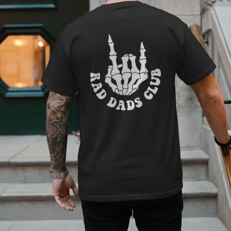 Rad Dads Club Fathers Day Cool Dads Club Men's Back Print T-Shirt