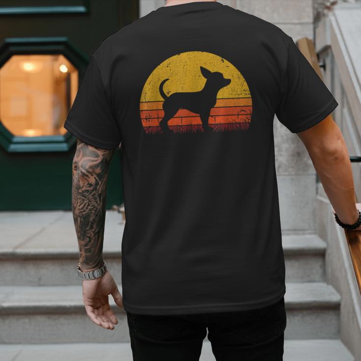 Retro Chihuahua Men Women Dog Mom Dad Chihuahua Men's Back Print T-Shirt Retro Chihuahua Men Women Dog Mom Dad Chihuahua Men's Back Print T-Shirt
