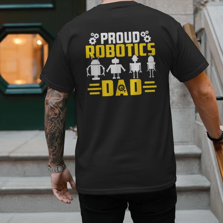 Robotics Father Robotics Dad Men's Back Print T-Shirt Robotics Father Robotics Dad Men's Back Print T-Shirt