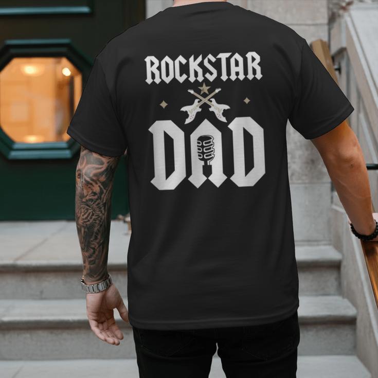 RockStar Dad Men's Back Print T-Shirt