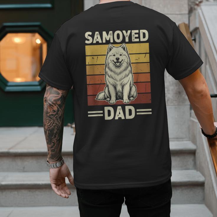 Samoyed Dad Men's Back Print T-Shirt