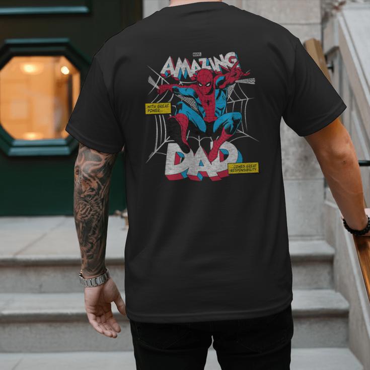 Spider-Man Amazing Dad Men's Back Print T-Shirt Spider-Man Amazing Dad Men's Back Print T-Shirt