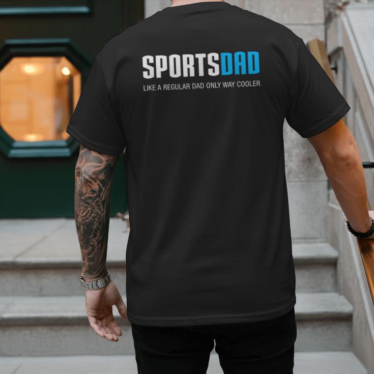 Sports Dad Shirt Cute Father's Day Men's Back Print T-Shirt Sports Dad Shirt Cute Father's Day Men's Back Print T-Shirt