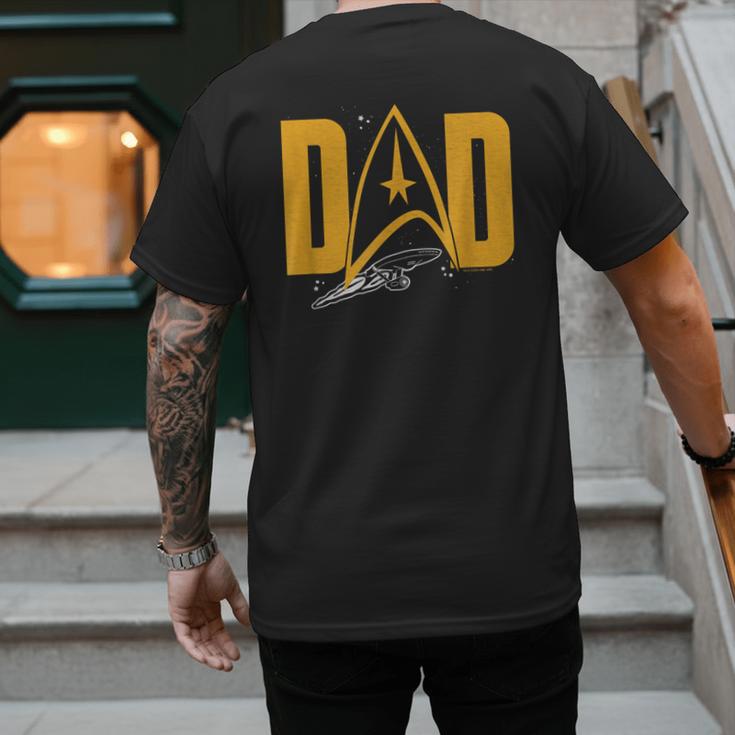 Star Trek Starfleet Dad Men's Back Print T-Shirt