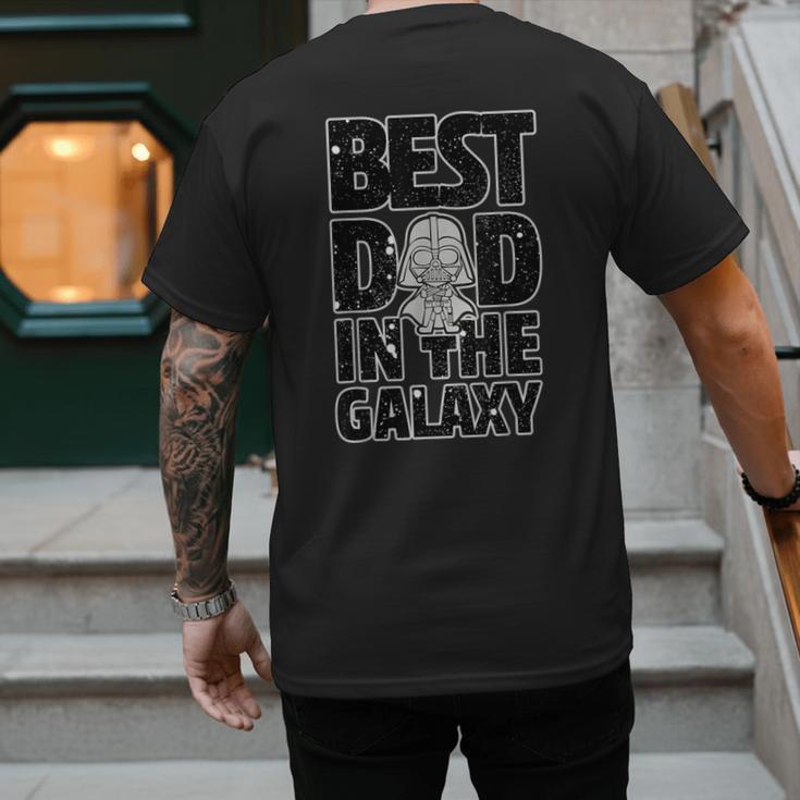 Star Wars Best Dad In The Galaxy Darth Vader Men's Back Print T-Shirt Star Wars Best Dad In The Galaxy Darth Vader Men's Back Print T-Shirt