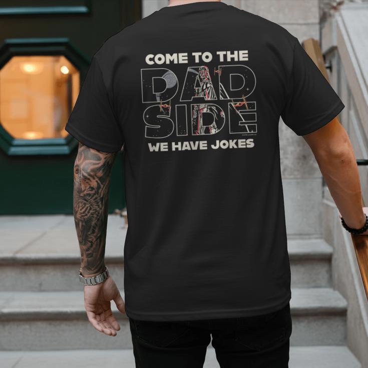 Star Wars Come To The Dad Side Men's Back Print T-Shirt Star Wars Come To The Dad Side Men's Back Print T-Shirt