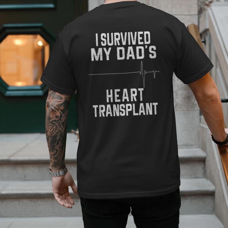 I Survived My Dad's Heart Transplant Men's Back Print T-Shirt